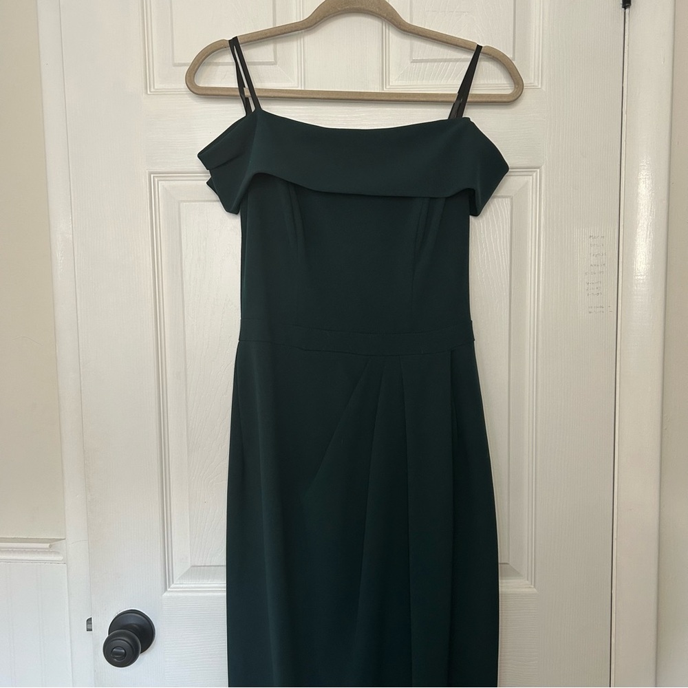 Anthropologie BHLDN Delice Off the Shoulder Crepe Dress - Picture 3 of 13